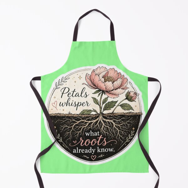 Item preview, Petals Whisper What Roots Already Know - Elegant Flower Botanical Sticker designed and sold by Scro-Ciob-Shop.
