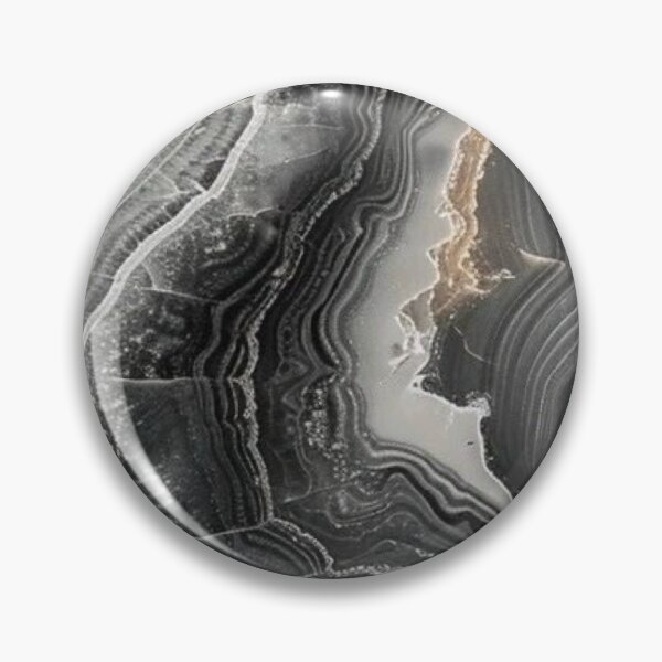 Item preview, Luxury Black and Grey Agate Marble Abstract Stone Texture Pattern designed and sold by LYAN-STORE.