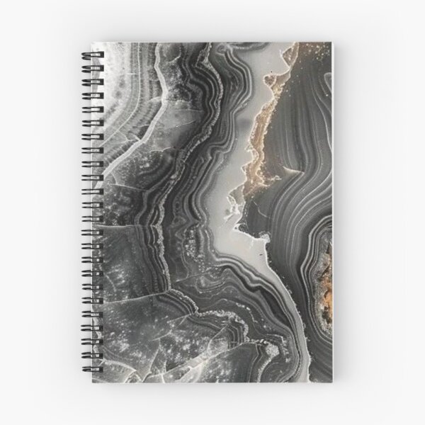 Item preview, Luxury Black and Grey Agate Marble Abstract Stone Texture Pattern designed and sold by LYAN-STORE.