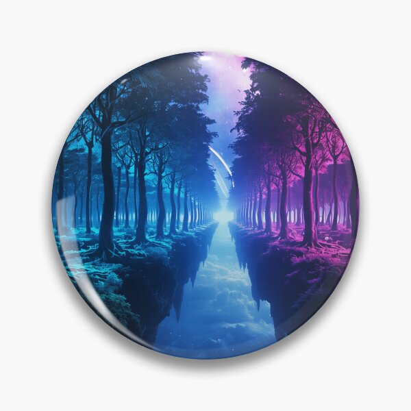 Item preview, Ethereal Skyroot Galaxy Fantasy Forest Landscape designed and sold by Luminous Wilds.