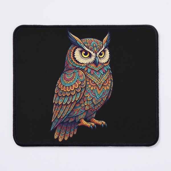 Item preview, Ornate Owl Mandala Geometric Pattern Illustration designed and sold by Exquisite Design Studio „Paculówka”.