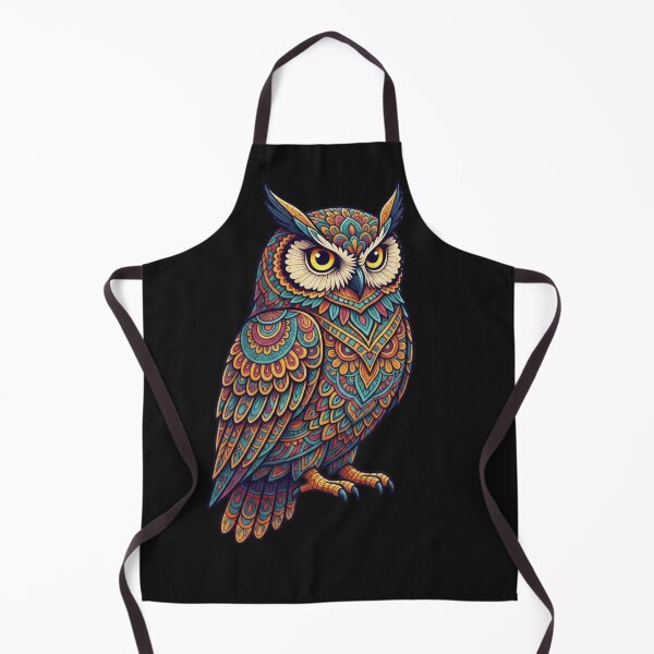 Item preview, Ornate Owl Mandala Geometric Pattern Illustration designed and sold by Exquisite Design Studio „Paculówka”.