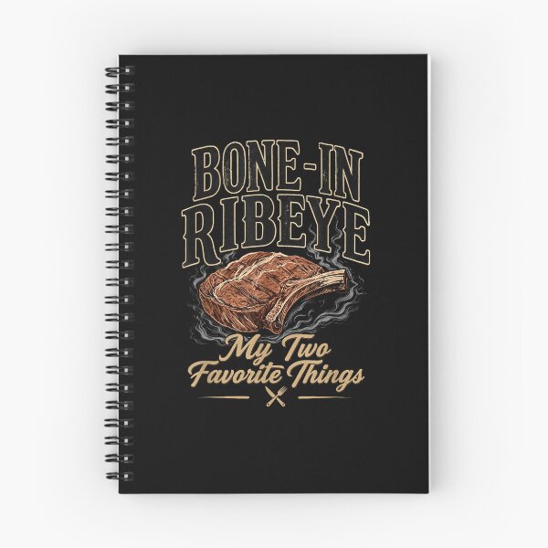 Item preview, Bone In Ribeye My Two Favorite Things Funny Steak Lover BBQ designed and sold by Glow-Paw-Studio.