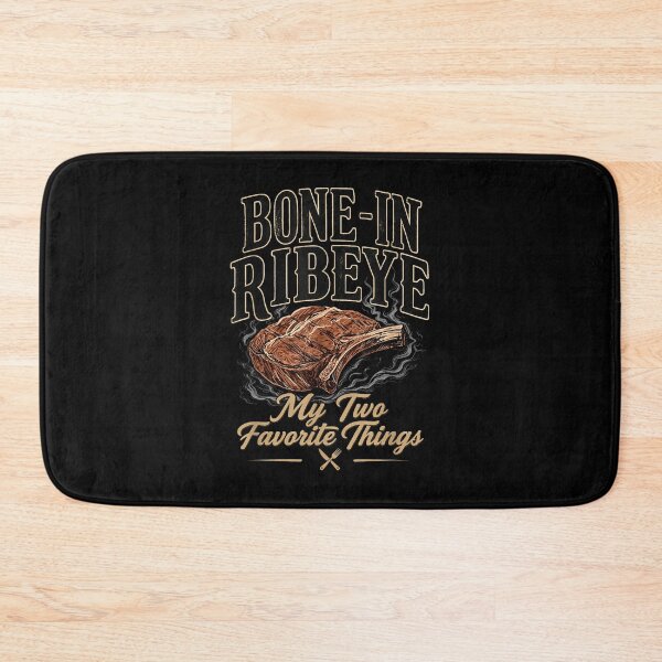 Item preview, Bone In Ribeye My Two Favorite Things Funny Steak Lover BBQ designed and sold by Glow-Paw-Studio.