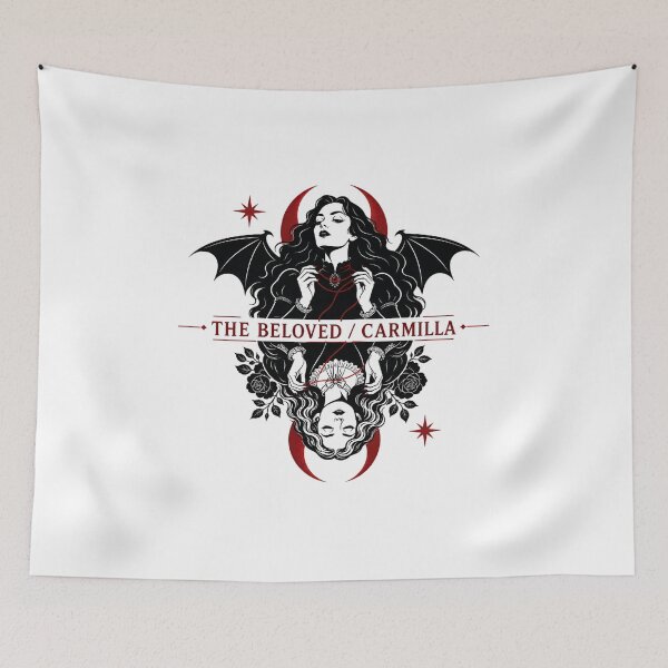 Item preview, Carmilla The Beloved Symmetrical Tarot Gothic Lesbian Vampire Art designed and sold by Fenay Designs.