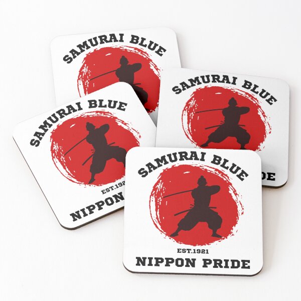 Item preview, Samurai Blue Football Fan Graphic designed and sold by WildTrace.