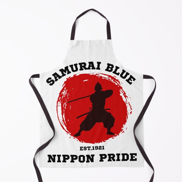 Item preview, Samurai Blue Football Fan Graphic designed and sold by WildTrace.