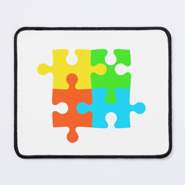Item preview, Colorful Jigsaw Puzzle Pieces designed and sold by DailyDoodlesBySumbul.