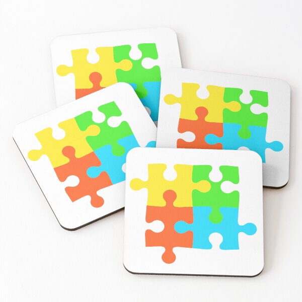Item preview, Colorful Jigsaw Puzzle Pieces designed and sold by DailyDoodlesBySumbul.