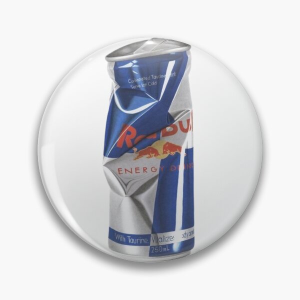 Item preview, Crushed Energy Drink Can – Funny Recycled Soda Sticker designed and sold by Mustangana.