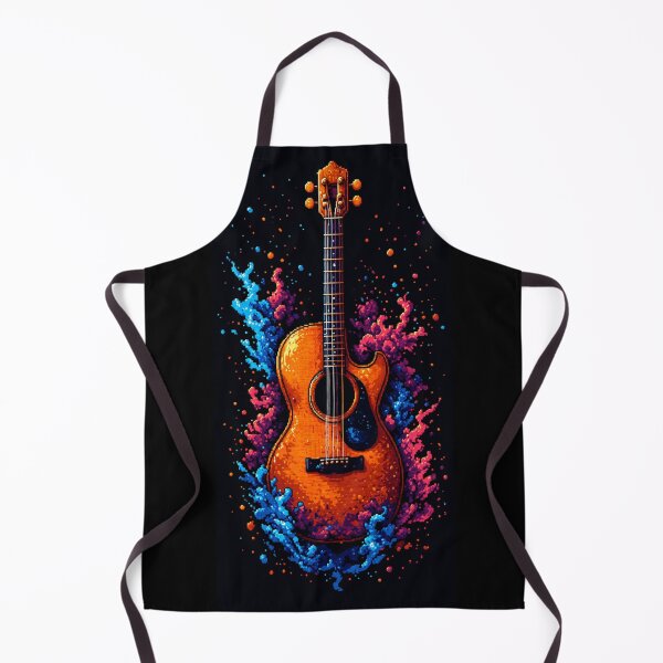 Item preview, Cosmic Acoustic: Retro Pixel Guitar designed and sold by thepixelcloset.