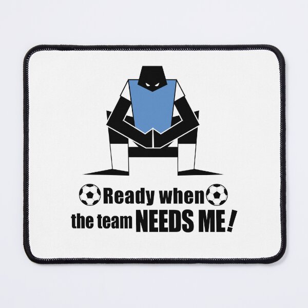Item preview, Soccer Bench Player Silhouette — Never Stop Believing(Only pictures) designed and sold by R-T-Gracie.