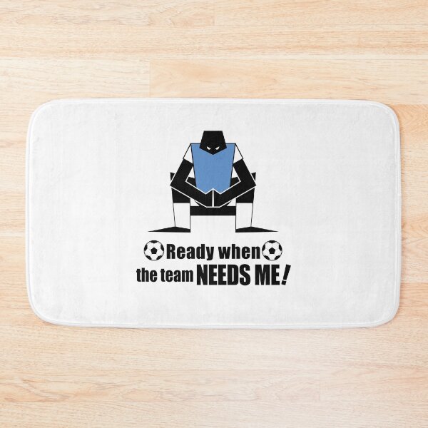 Item preview, Soccer Bench Player Silhouette — Never Stop Believing(Only pictures) designed and sold by R-T-Gracie.