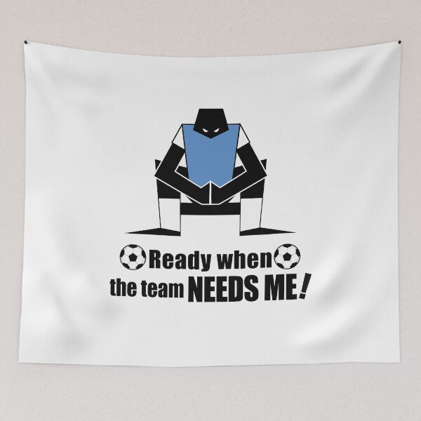Item preview, Soccer Bench Player Silhouette — Never Stop Believing(Only pictures) designed and sold by R-T-Gracie.