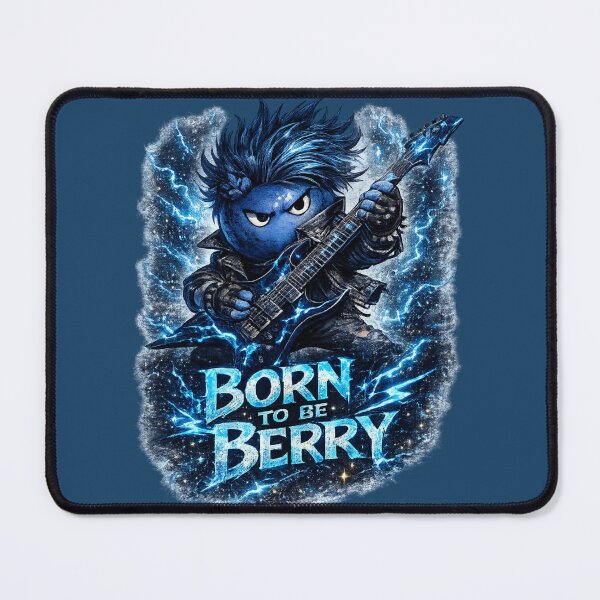 Item preview, Born To Be Berry Funny Rockstar Blueberry Guitar Music Design designed and sold by irfanshikh.