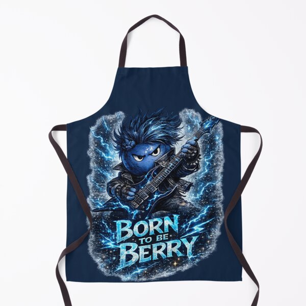 Item preview, Born To Be Berry Funny Rockstar Blueberry Guitar Music Design designed and sold by irfanshikh.