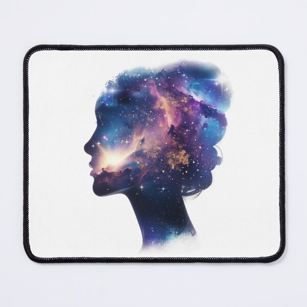 Item preview, Brain Made of Stars Art - Cosmic Consciousness & Philosophy designed and sold by STATIC SOUL.