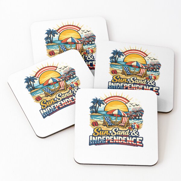 Item preview, Sun, Sand & Independence 4th of july designed and sold by DPBTees70.
