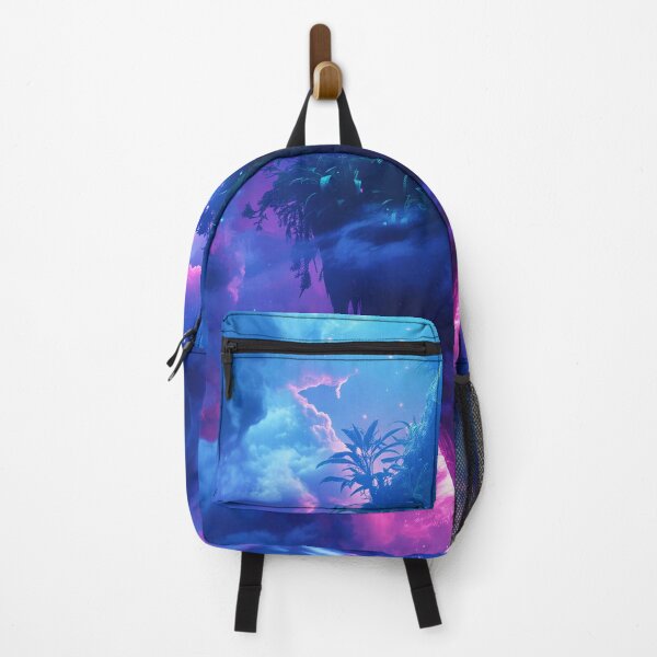 Item preview, Floating Cosmic Jungle Nebula Alien Landscape designed and sold by Luminous Wilds.