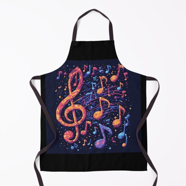Item preview, Cosmic Symphony: Retro Pixel Music Notes designed and sold by thepixelcloset.