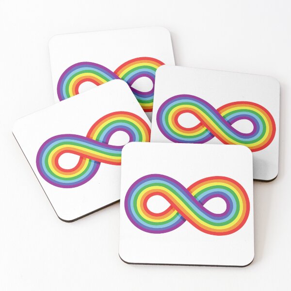 Artikelvorschau, Vibrant Rainbow Infinity Symbol entworfen und verkauft von DailyDoodlesBySumbul.