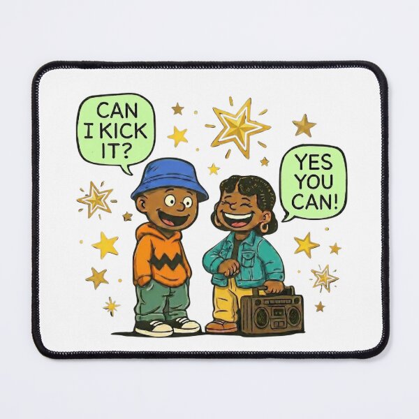 Item preview, Can I Kick It? Yes You Can! Old School Hip Hop Cartoon designed and sold by JMS-Artvintage.