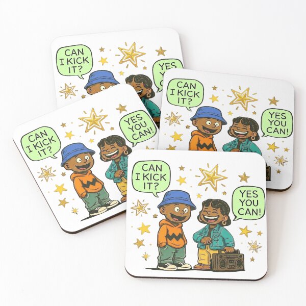 Item preview, Can I Kick It? Yes You Can! Old School Hip Hop Cartoon designed and sold by JMS-Artvintage.