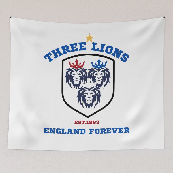 Item preview, Three Lions England Forever Football Fan Graphic designed and sold by WildTrace.
