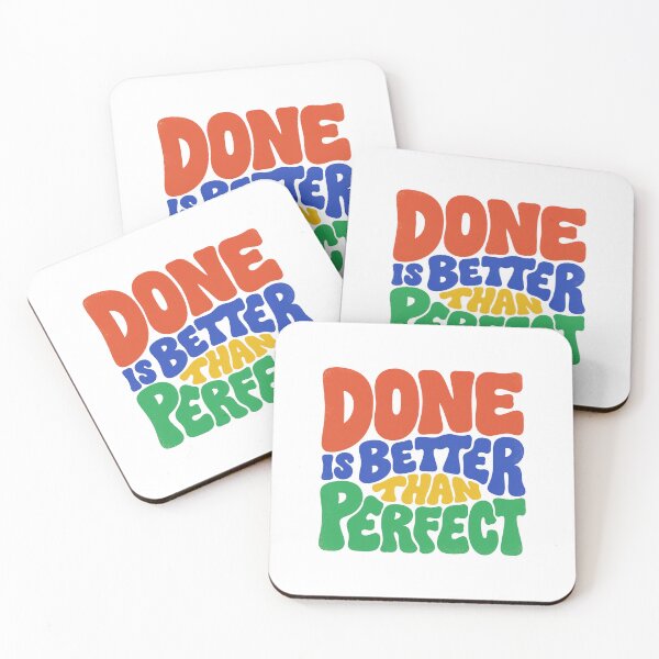 Item preview, Done Is Better Than Perfect Motivational Quote | Productivity Mindset Design designed and sold by Love Between Pages.
