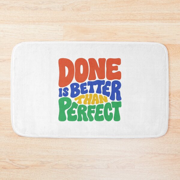 Item preview, Done Is Better Than Perfect Motivational Quote | Productivity Mindset Design designed and sold by Love Between Pages.