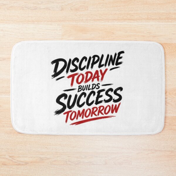 Item preview, Discipline Today Builds Success Tomorrow | Motivational Quote Sticker | Inspirational Typography Design designed and sold by Flipnship.