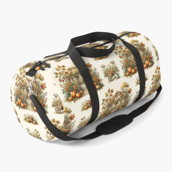 Item preview, Autumn Cottage Pumpkin Garden Pattern designed and sold by Canvas-Whispers.
