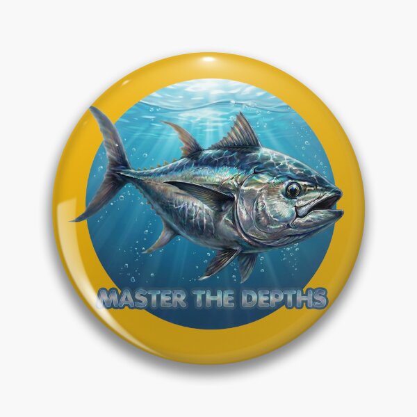 Item preview, Northern Tide King | Fantasy Realism Tuna Ocean Wildlife Art designed and sold by Chroma Dreams .