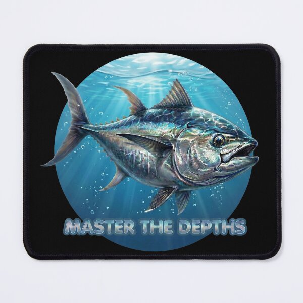 Item preview, Northern Tide King | Fantasy Realism Tuna Ocean Wildlife Art designed and sold by Chroma Dreams .