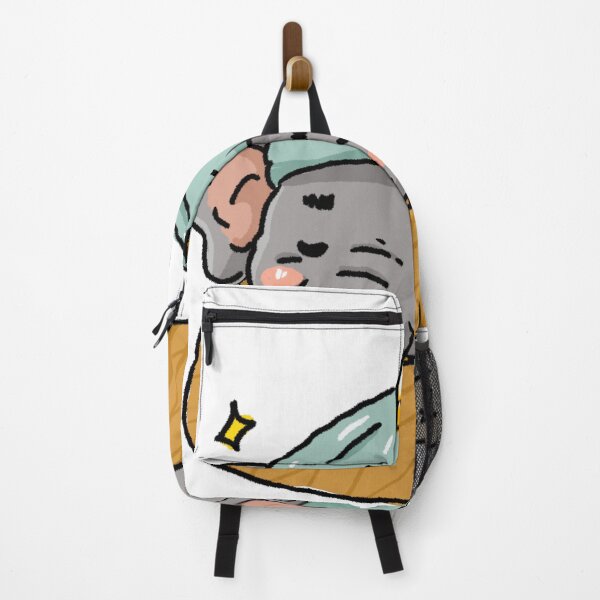 Item preview, Sleepy Elephant Unicorn Hat | Cozy Tiny Animal Club Sticker designed and sold by chupichapa.