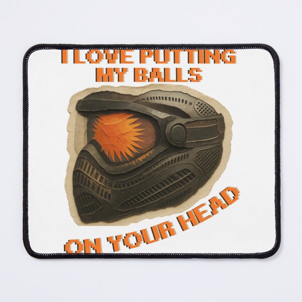 Item preview, I Love Putting My Balls On Your Head - Paintball Joke designed and sold by lazulishop.
