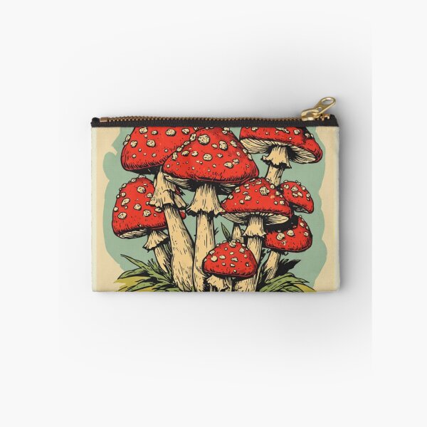 Item preview, Vintage Comic Mushrooms: Retro Amanita Botanic designed and sold by thepixelcloset.
