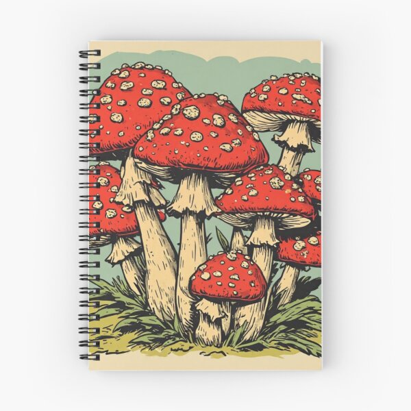 Item preview, Vintage Comic Mushrooms: Amanita botánica retro designed and sold by thepixelcloset.