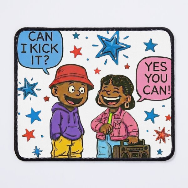 Item preview, Can I Kick It? Yes You Can! Neon Hip Hop Street Style designed and sold by JMS-Artvintage.
