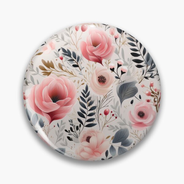 Item preview, Watercolor soft colors flower seamless pattern designed and sold by MiraCleAI.