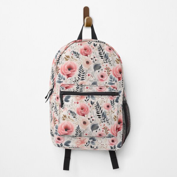 Item preview, Watercolor soft colors flower seamless pattern designed and sold by MiraCleAI.