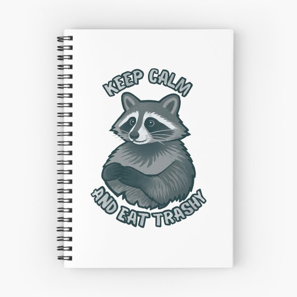Item preview, Keep calm and eat trashy, Trash panda, Funny Raccoon  designed and sold by Madzilla Wear.