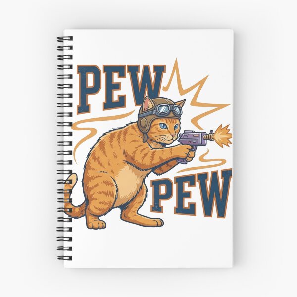 Item preview, Funny Laser Cat Pew Pew Kitten Commando T-Shirt designed and sold by @SHINTOSARTSTORE.