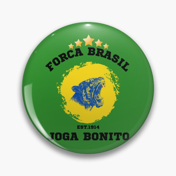 Item preview, Forca Brasil Jaguar Football Fan Graphic designed and sold by WildTrace.