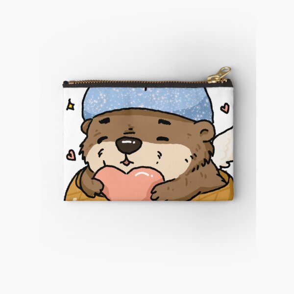 Item preview, Love Otter Unicorn Hat | Tiny Angel Animal Club Sticker designed and sold by chupichapa.