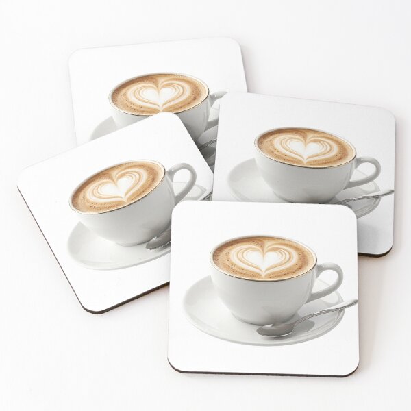 Item preview, Perfect Heart Latte Art - Realistic Cappuccino Cup designed and sold by BrewChef.