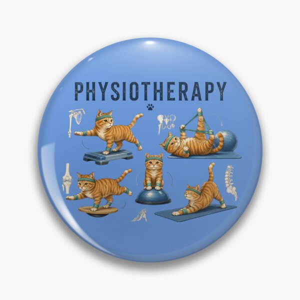 Item preview, Physiotherapy and funny cat designed and sold by DamioPolArt.