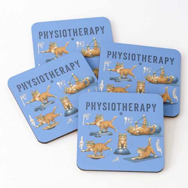 Item preview, Physiotherapy and funny cat designed and sold by DamioPolArt.