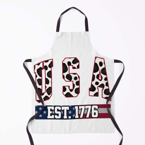 Item preview, USA Est 1776 Cow Print Varsity Patriotic Design designed and sold by DjFreeq.