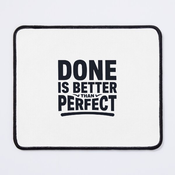 Item preview, Done Is Better Than Perfect Motivational Quote | Productivity Mindset Design designed and sold by Love Between Pages.